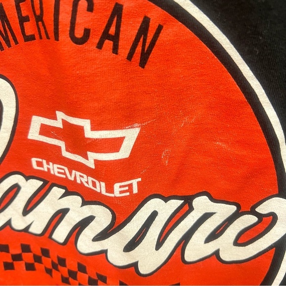 GM Chevy Camero Black Men's T-shirt with large front logo size medium - Picture 4 of 5